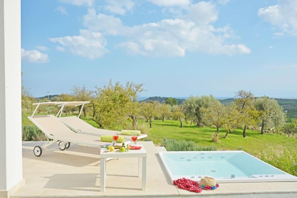 Villa Pettegola Tenuta Il Cavaliere Di Italia Noto- Vista Mare Mini Piscina Idromassaggio Exterior foto